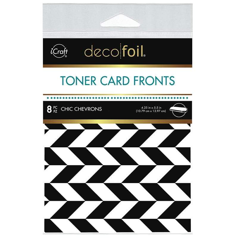 HeatnBond Deco Foil carte toner chic chevrons 8 pièces