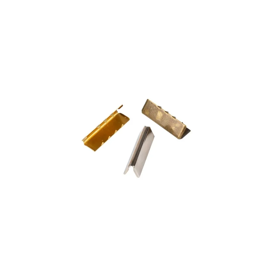 Bohin embout de sangle sac 30 mm zinc 3 couleurs
