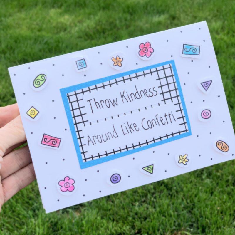 Laura Kelly Kindness On Purpose tampons clear 15x20 cm