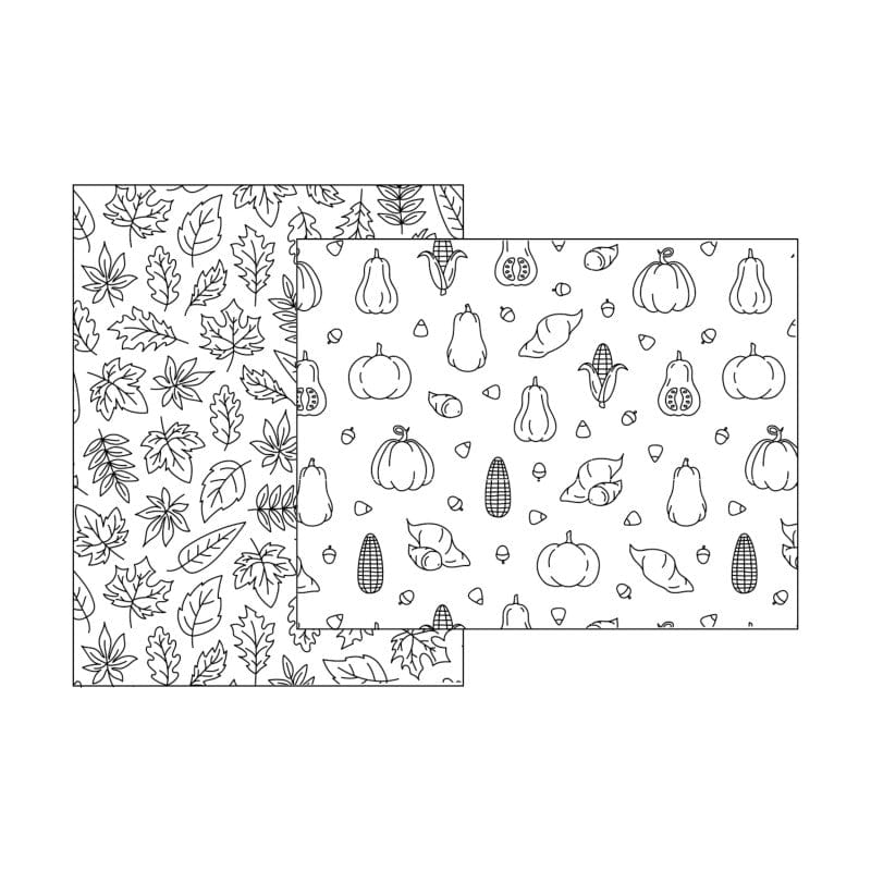 HeatnBond Deco Foil Harvest carte à foil A2 8 feuilles