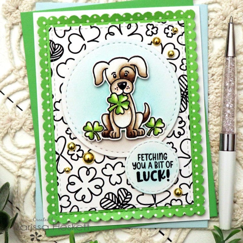 Deco Foil Toner Card Fronts Feeling Lucky cartes A2 x8