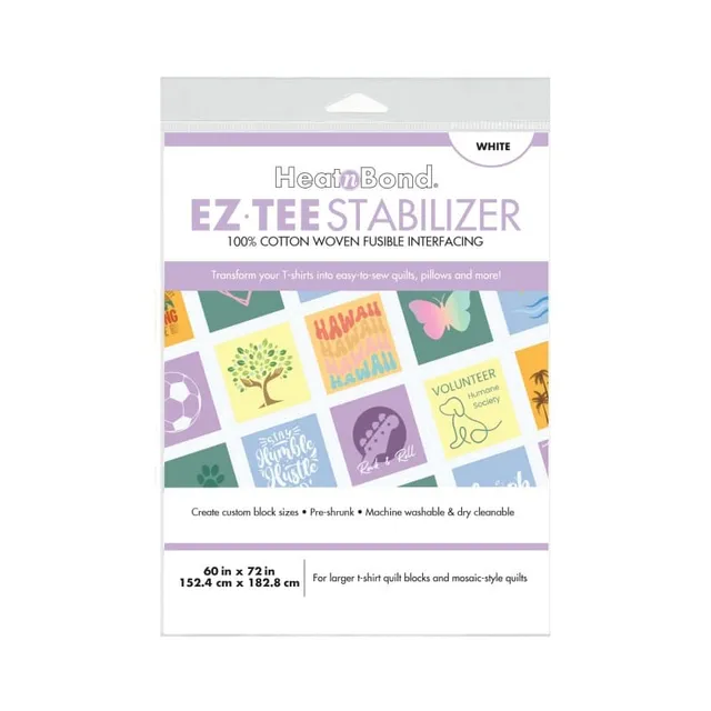HeatnBond EZ-TEE entoilage thermocollant blanc 60x72