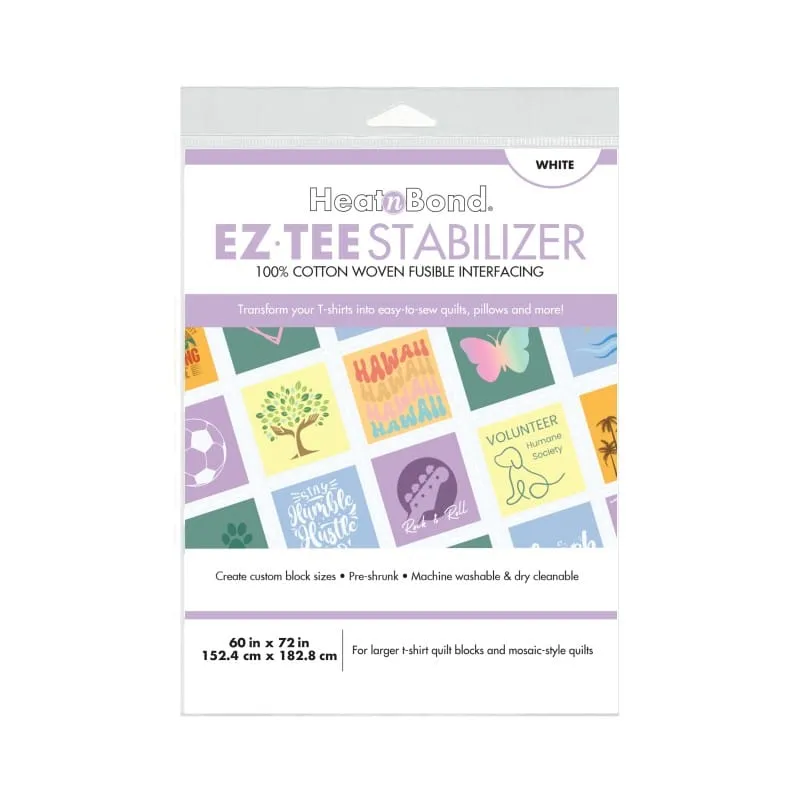 HeatnBond EZ-TEE entoilage thermocollant blanc 60x72