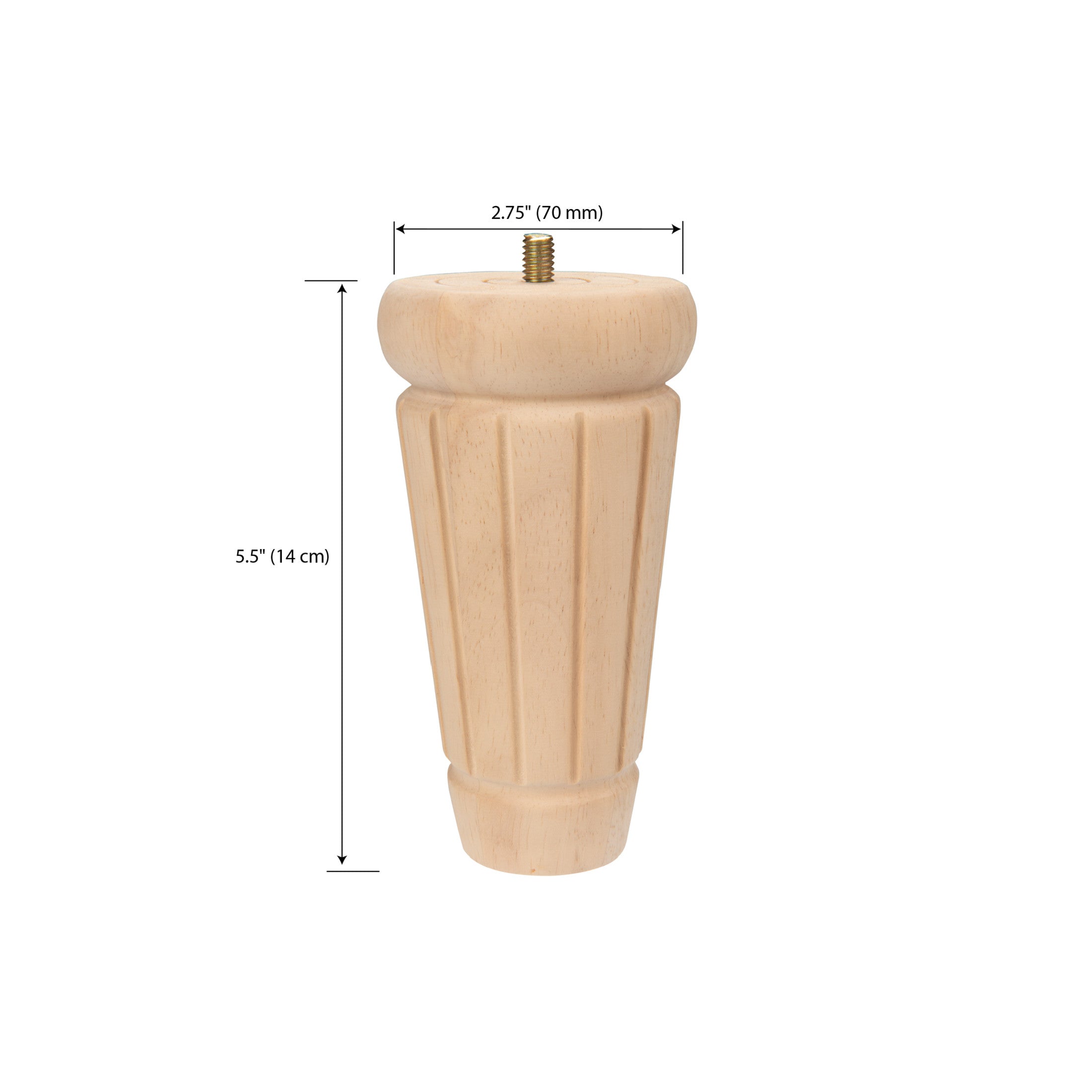 Dritz Home 44703 pieds meuble bois naturel lot 2