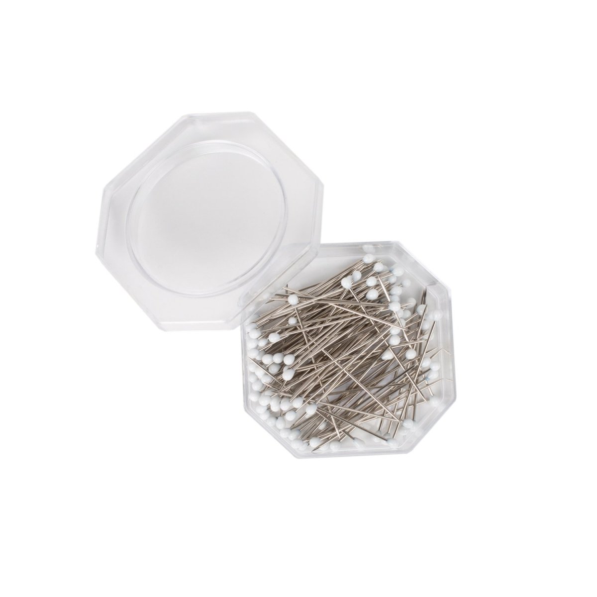 Bohin Épingles tête verre 46 mm boîte 100 blanc