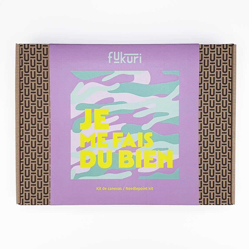 Bohin Fukuri Kit Canevas 20x20 cm Débutant