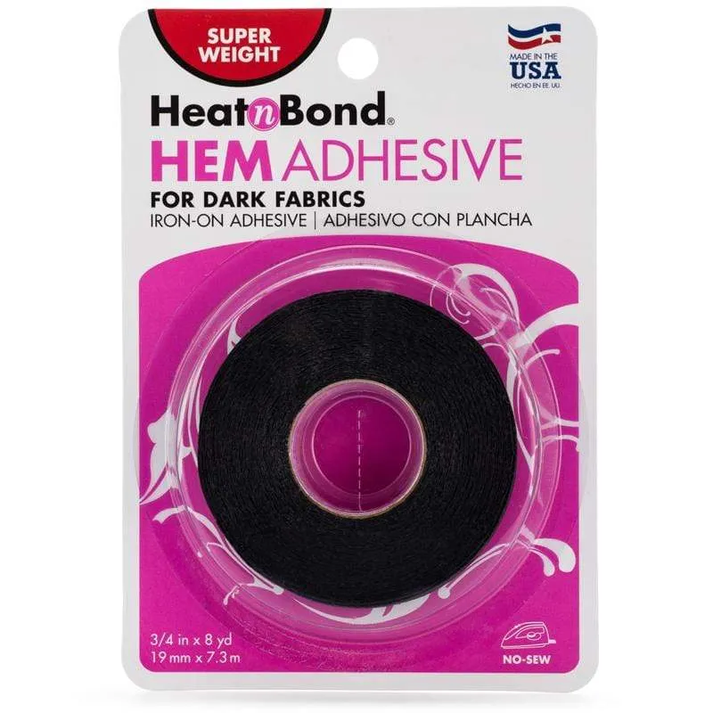 HeatnBond Hem Tape ruban ourlet 3/4 in x 8 yds tissus lourds