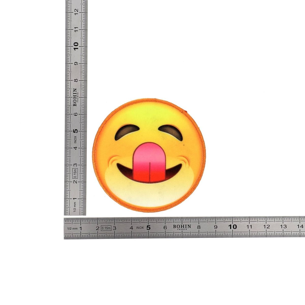 Bohin Patch thermocollant emoji MDR réparation vêtement
