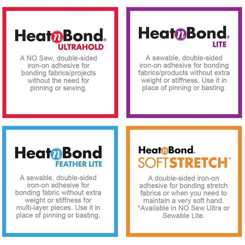 HeatnBond Soft Stretch adhésif thermocollant 43cm x 1,83m stretch