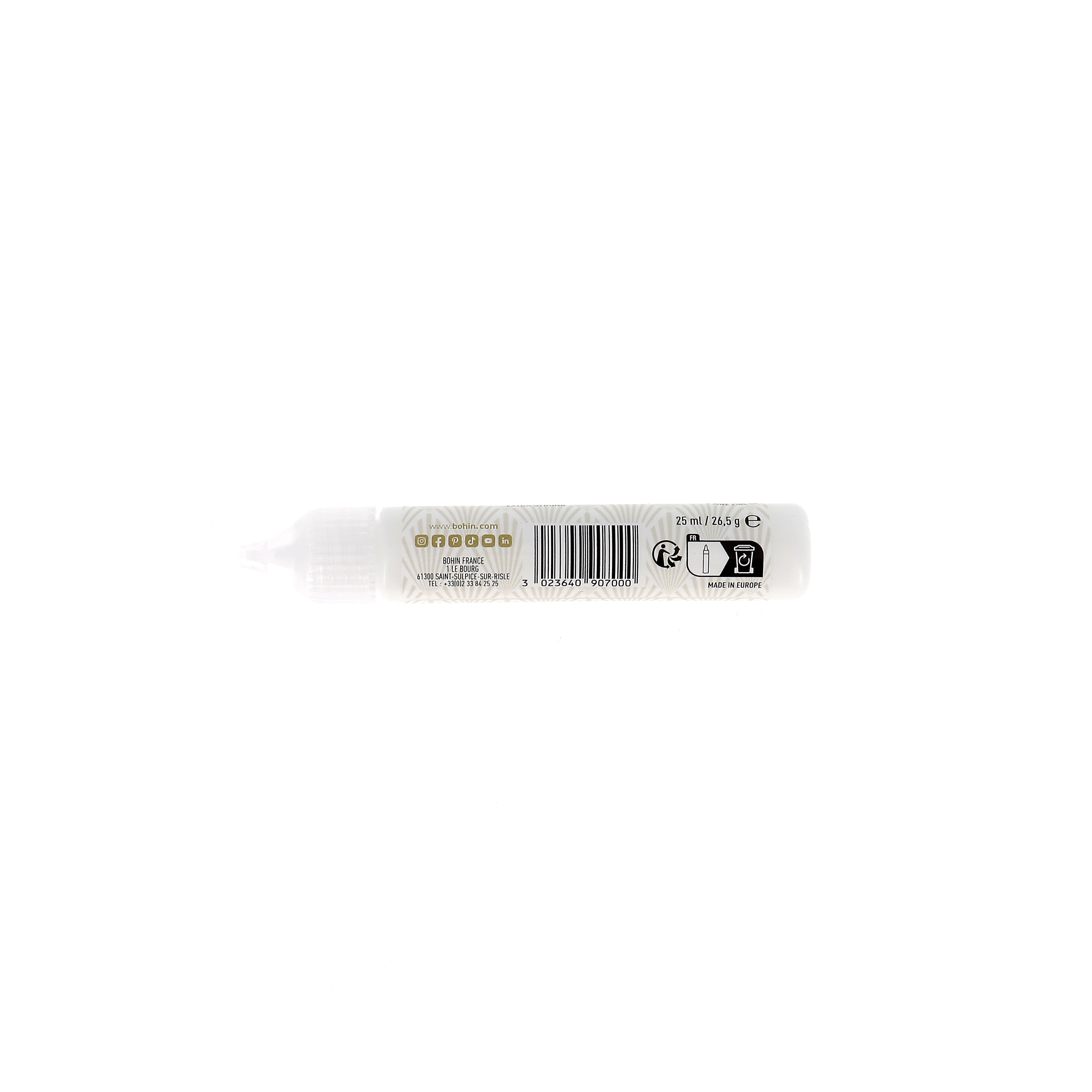 Bohin Colle textile permanente tube 25 ml précision
