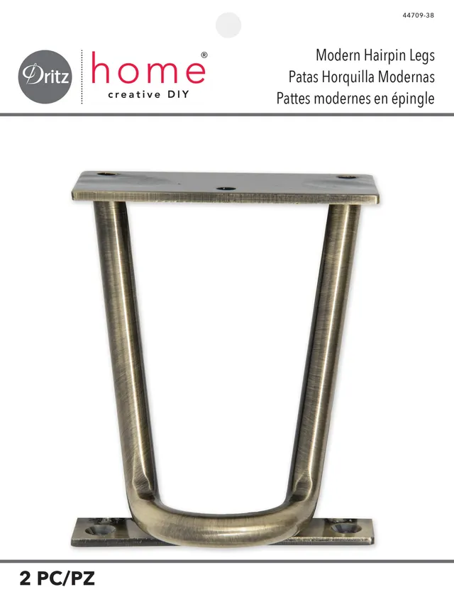 Dritz Home Décor pieds épingle métal laiton antique x2