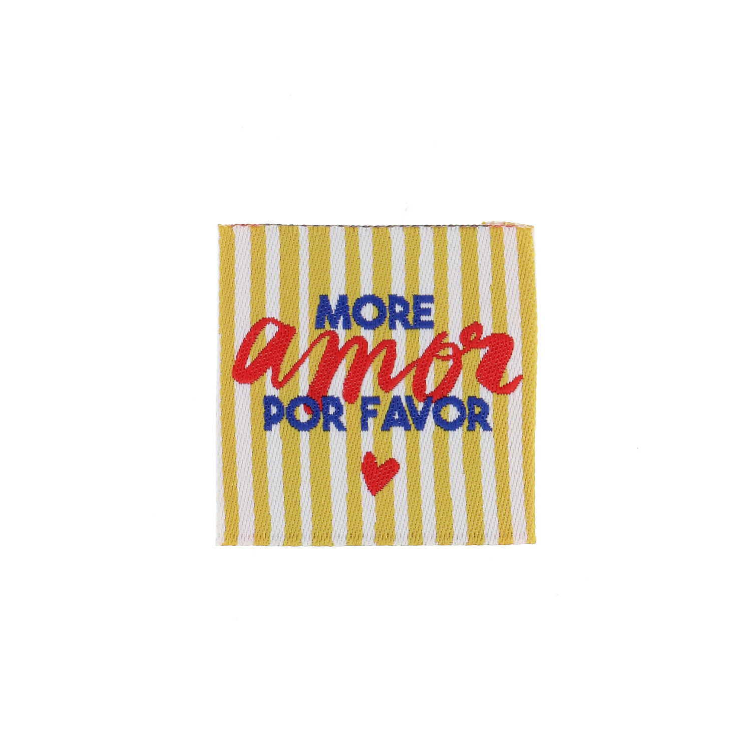 Bohin Étiquettes à coudre More amor por favor étiquette 3,5cm