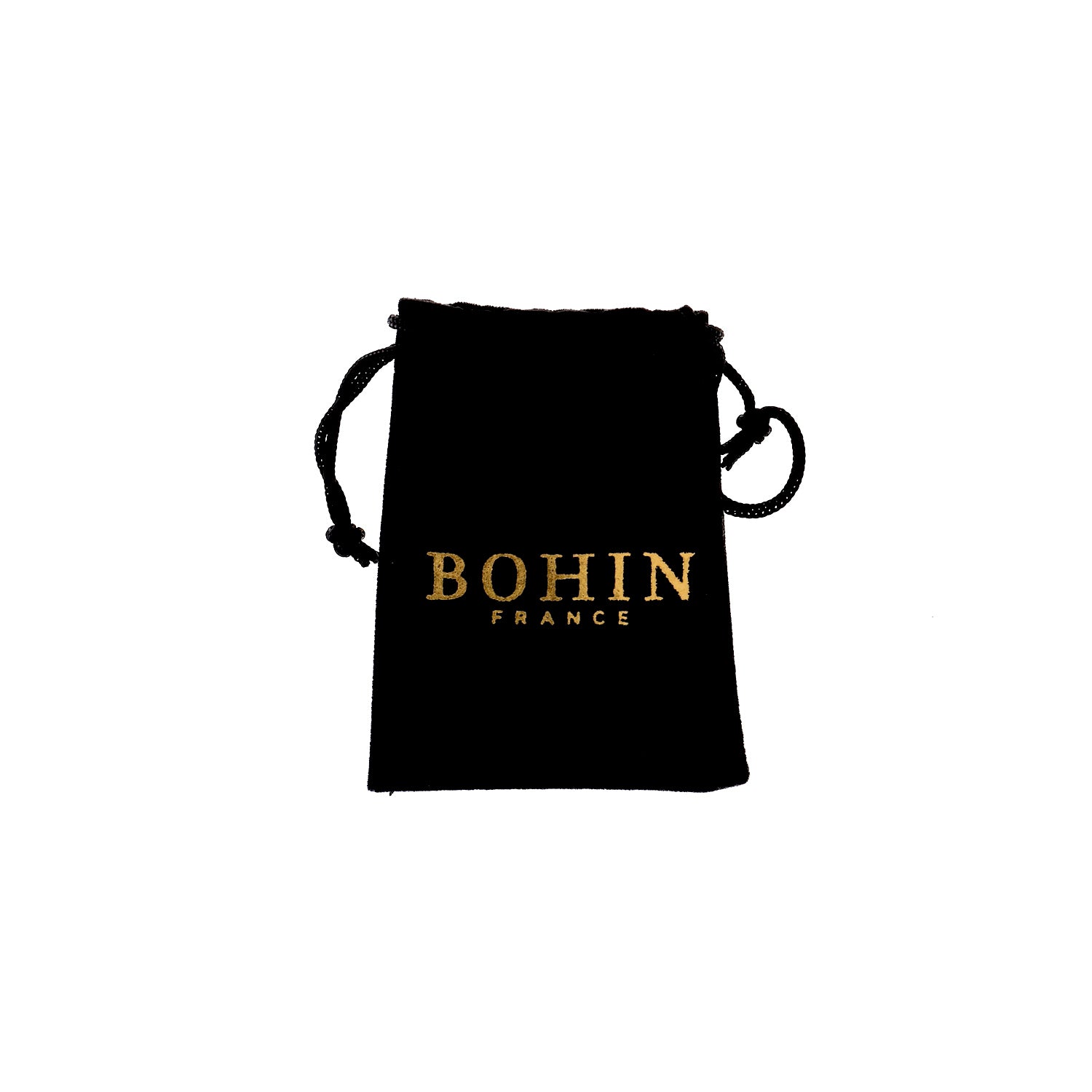 Bohin Broche ciseaux broderie or velours noir 5 cm