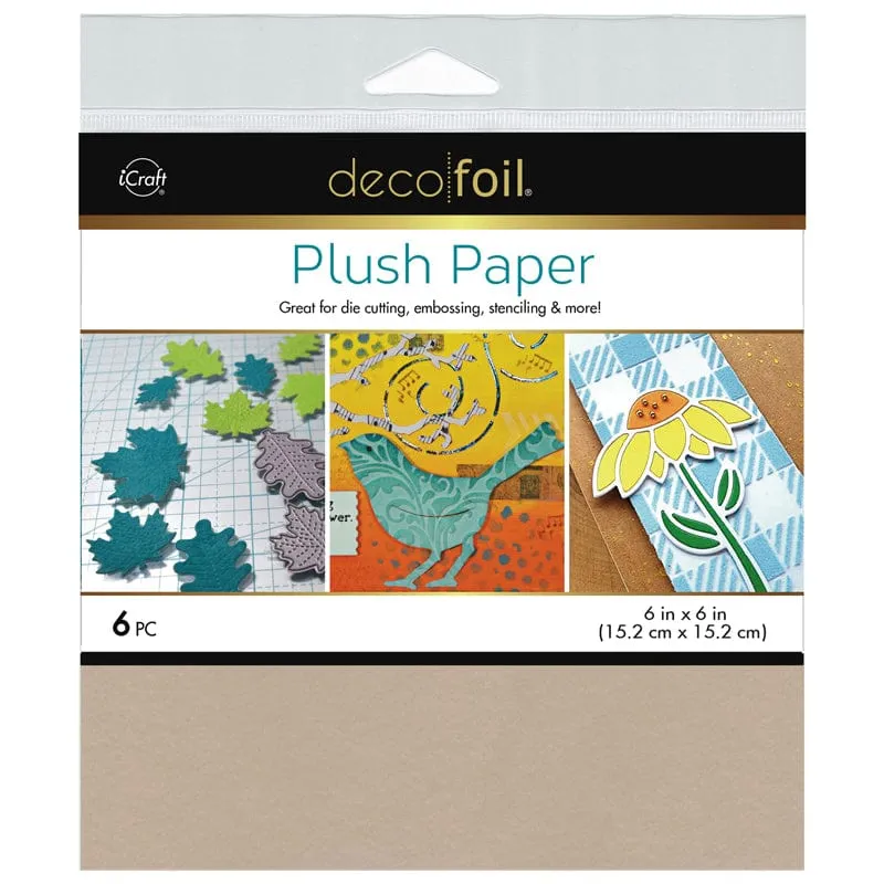 HeatnBond Deco Foil Plush Soft Stone papier flock 6 feuilles