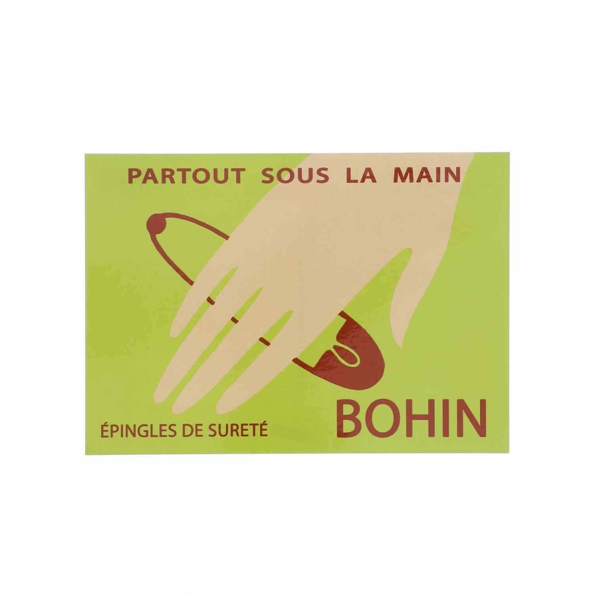 Bohin Cartes cadeaux Publicité tresse multifils carte postale vintage