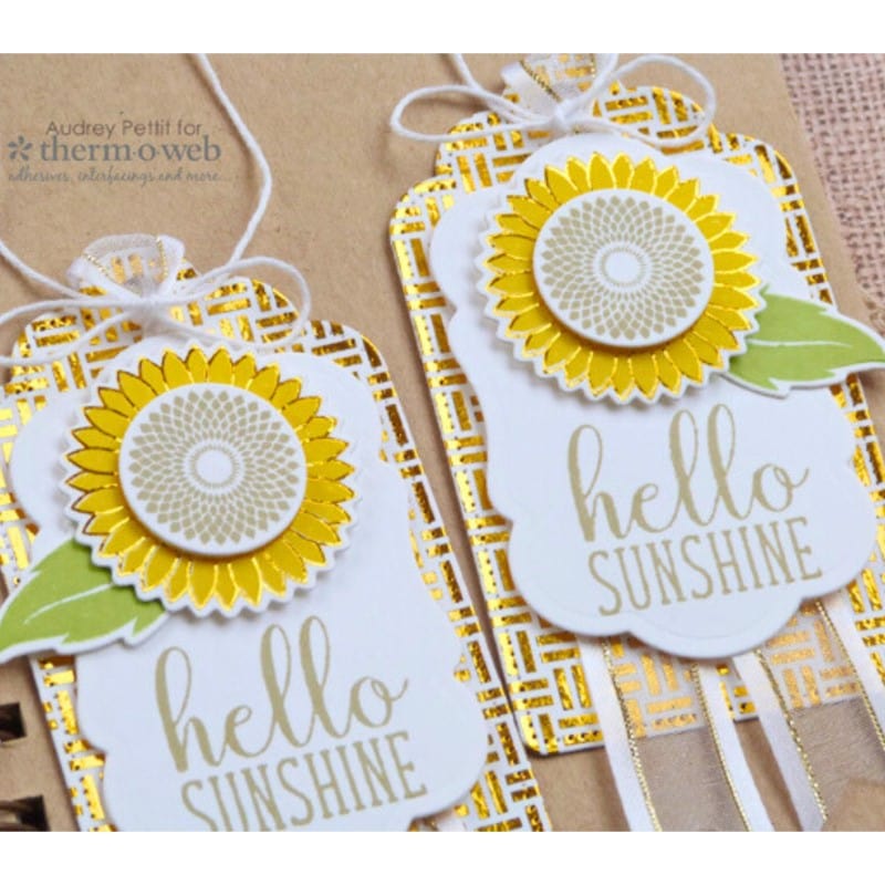Gina K. Designs Foil-Mates carte Harvest Texture 10 feuilles