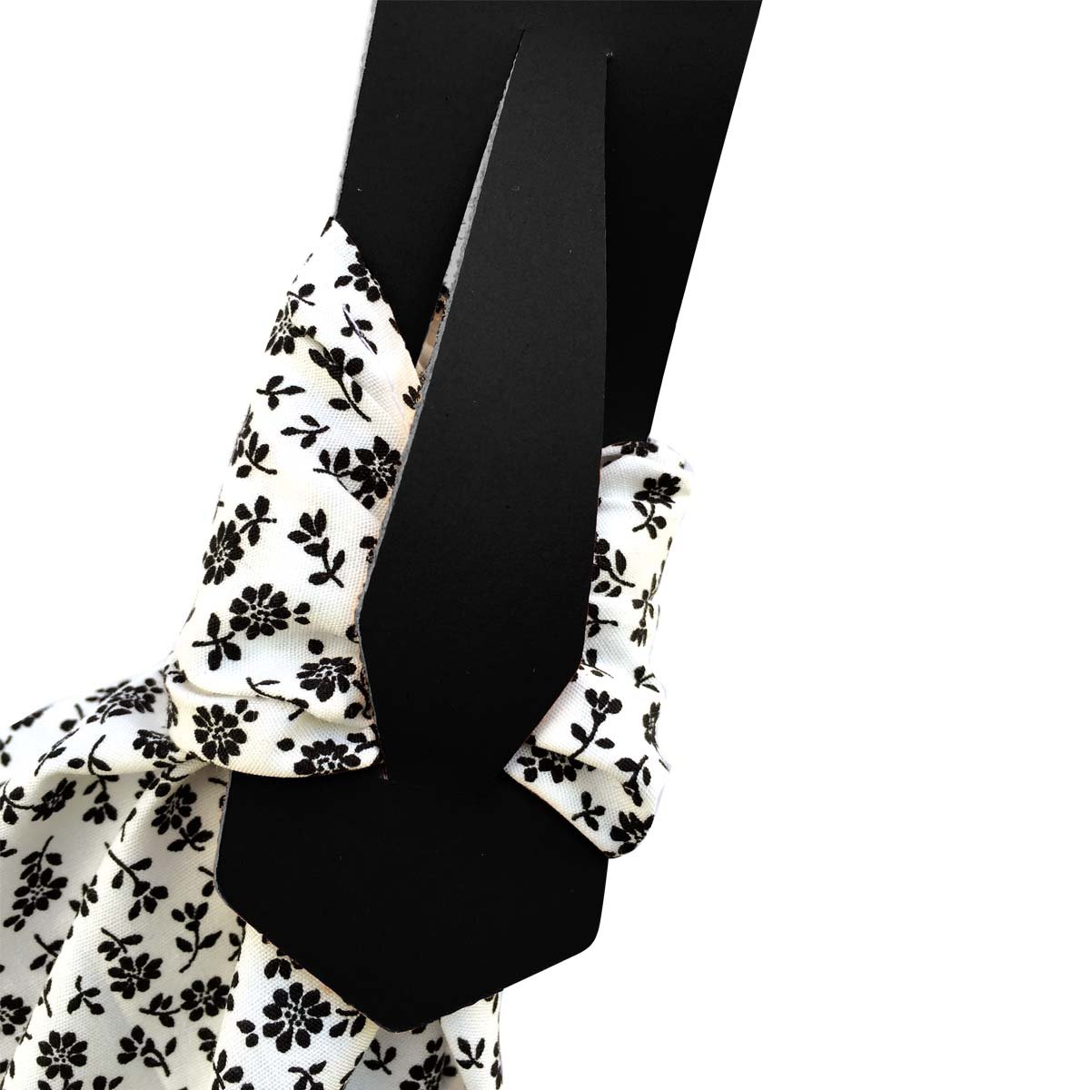 Bohin Miyako Anse Sac Main Cuir Noir 50 cm