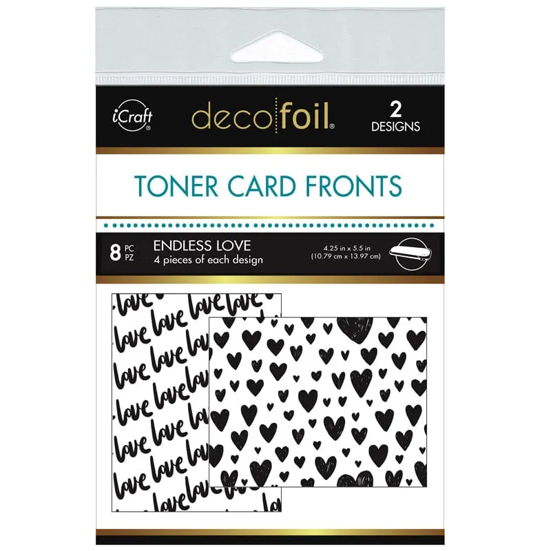 HeatnBond Deco Foil Endless Love feuilles toner A2 8 feuilles dentelle