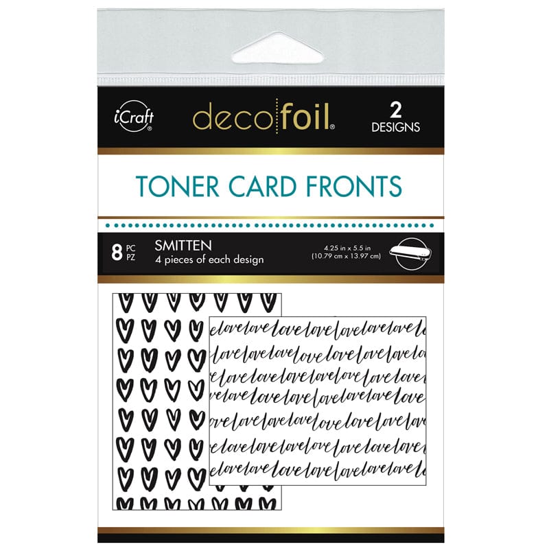 HeatnBond Deco Foil carte toner Smitten 8 feuilles