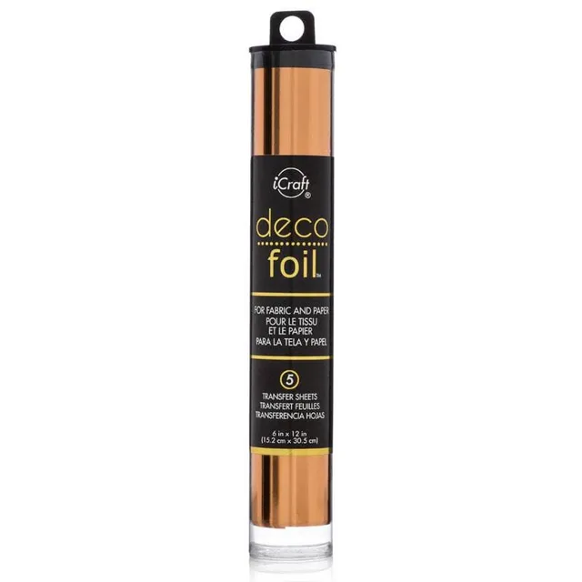 HeatnBond Deco Foil Feuille transfert Copper cuivre 5 feuilles