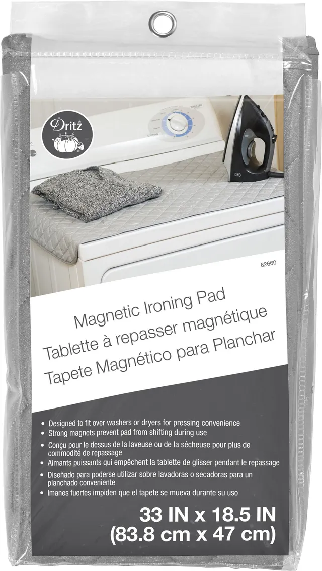 Dritz Tapis de repassage magnétique coton 84x47 cm