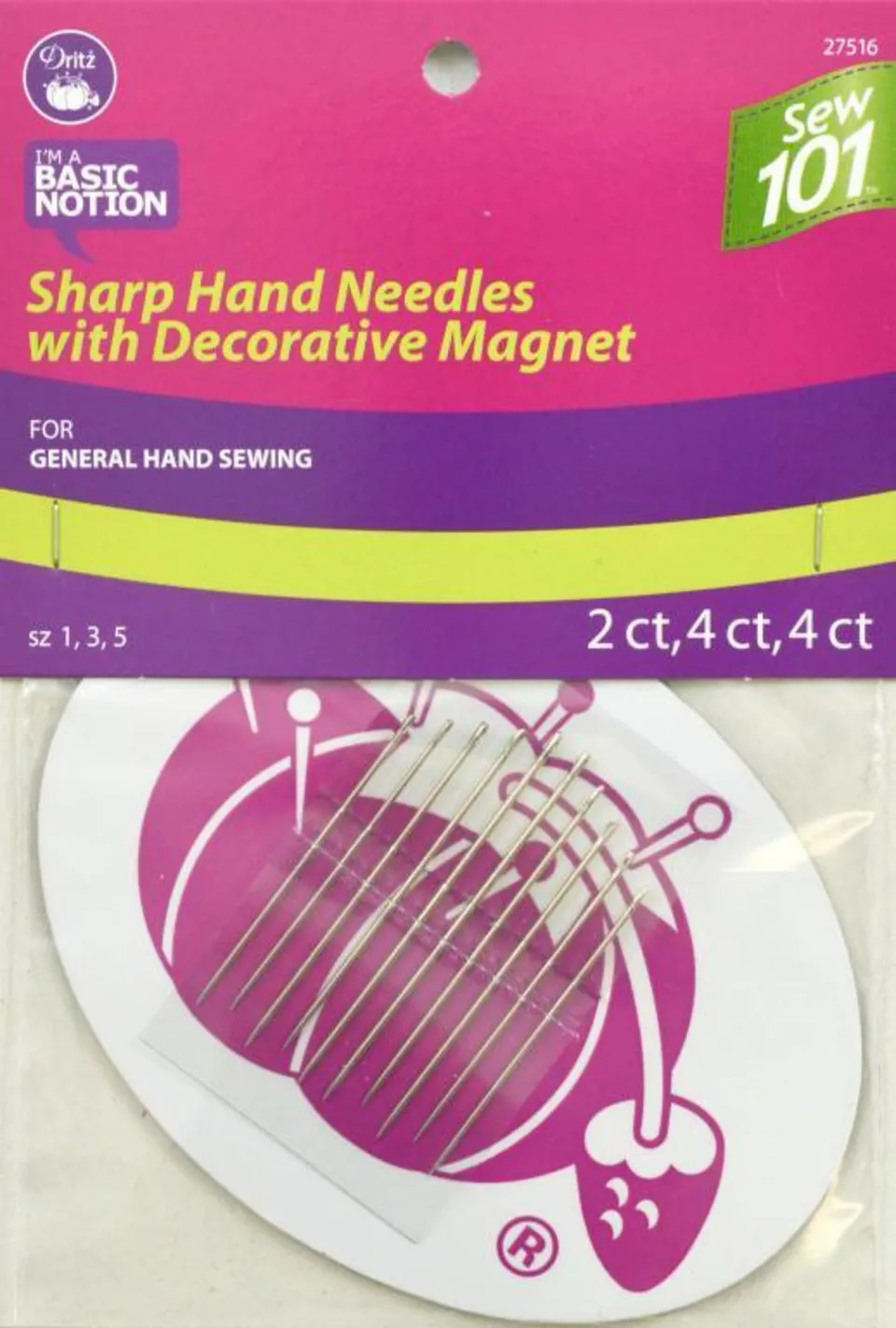 Dritz Sew 101 Aiguilles Sharps Aimant 1/3/5 10 pcs