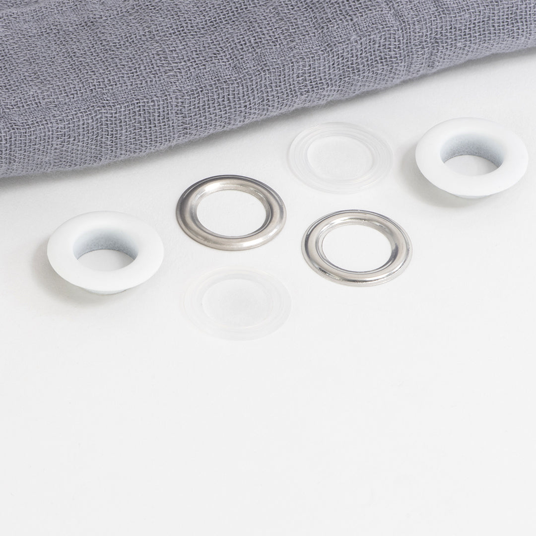 Dritz œillets mode 1/2" kit 8 pièces blanc