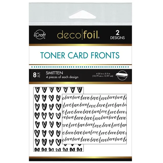 HeatnBond Deco Foil carte toner Smitten 8 feuilles