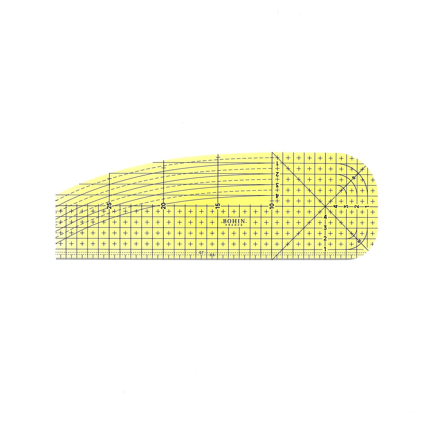 Bohin Règle repassage thermorésistante 30x10 cm