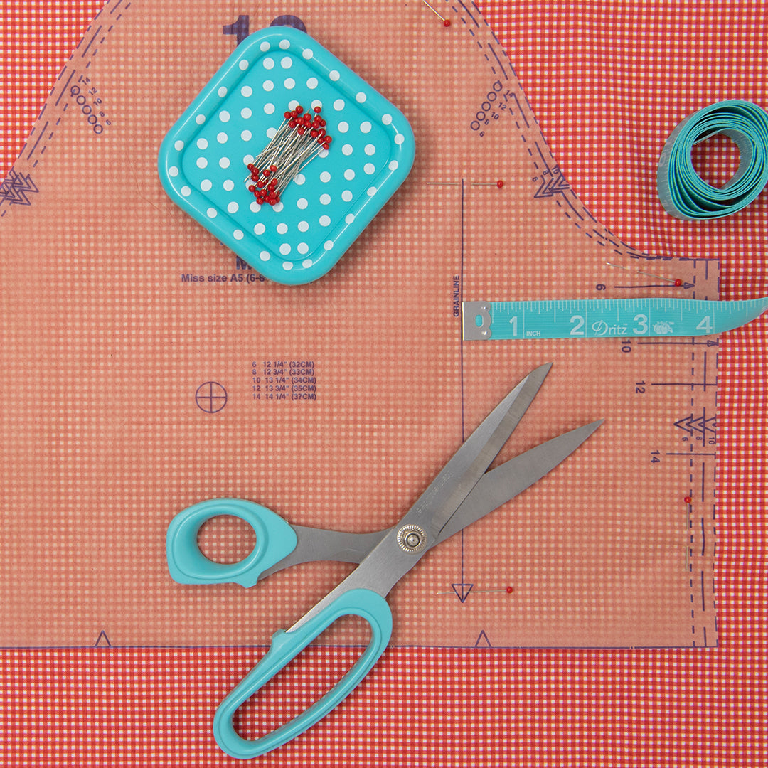Dritz Essential Sewing Box Kit boîte couture bleue complète