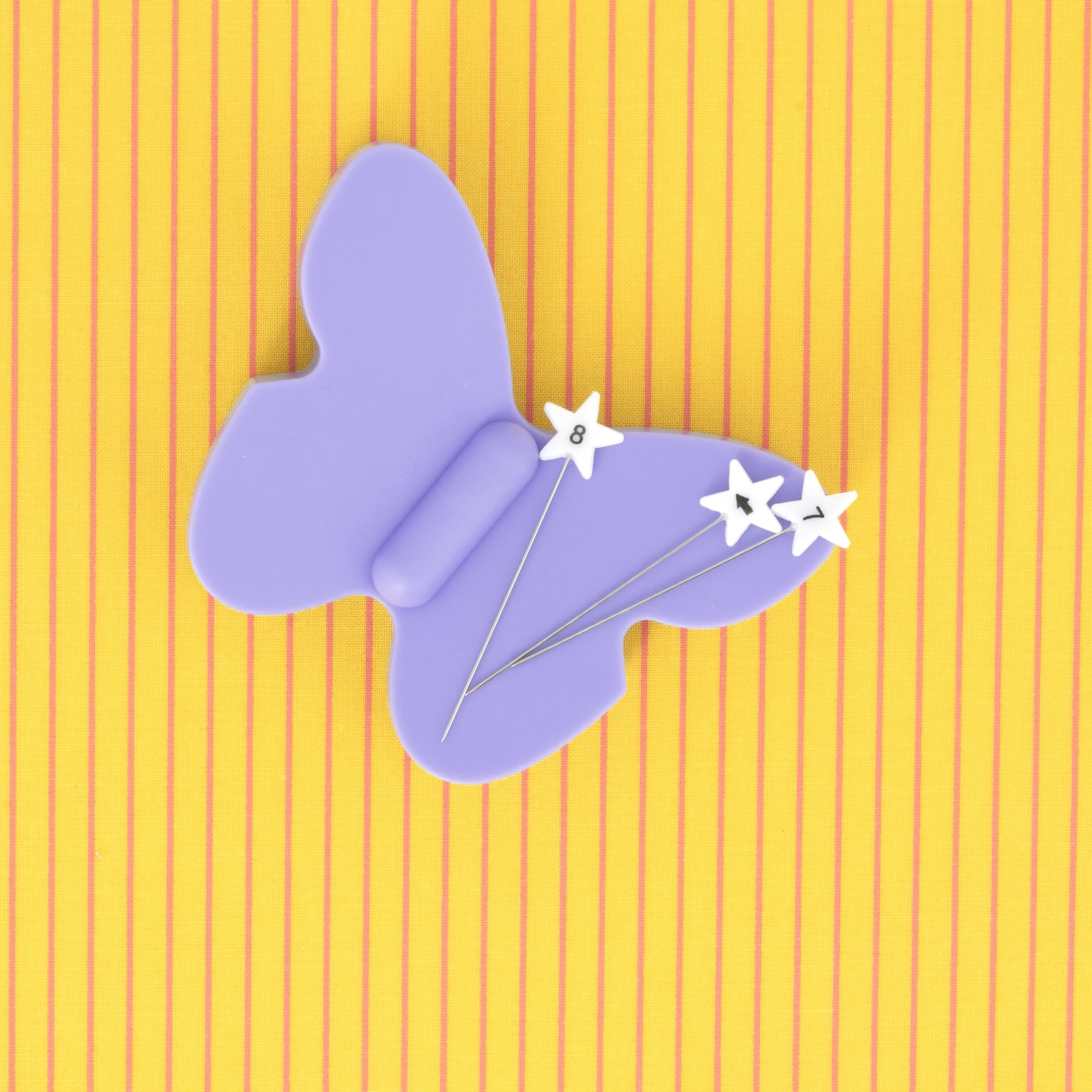 Dritz 275 porte-éppingles magnétique papillon violet