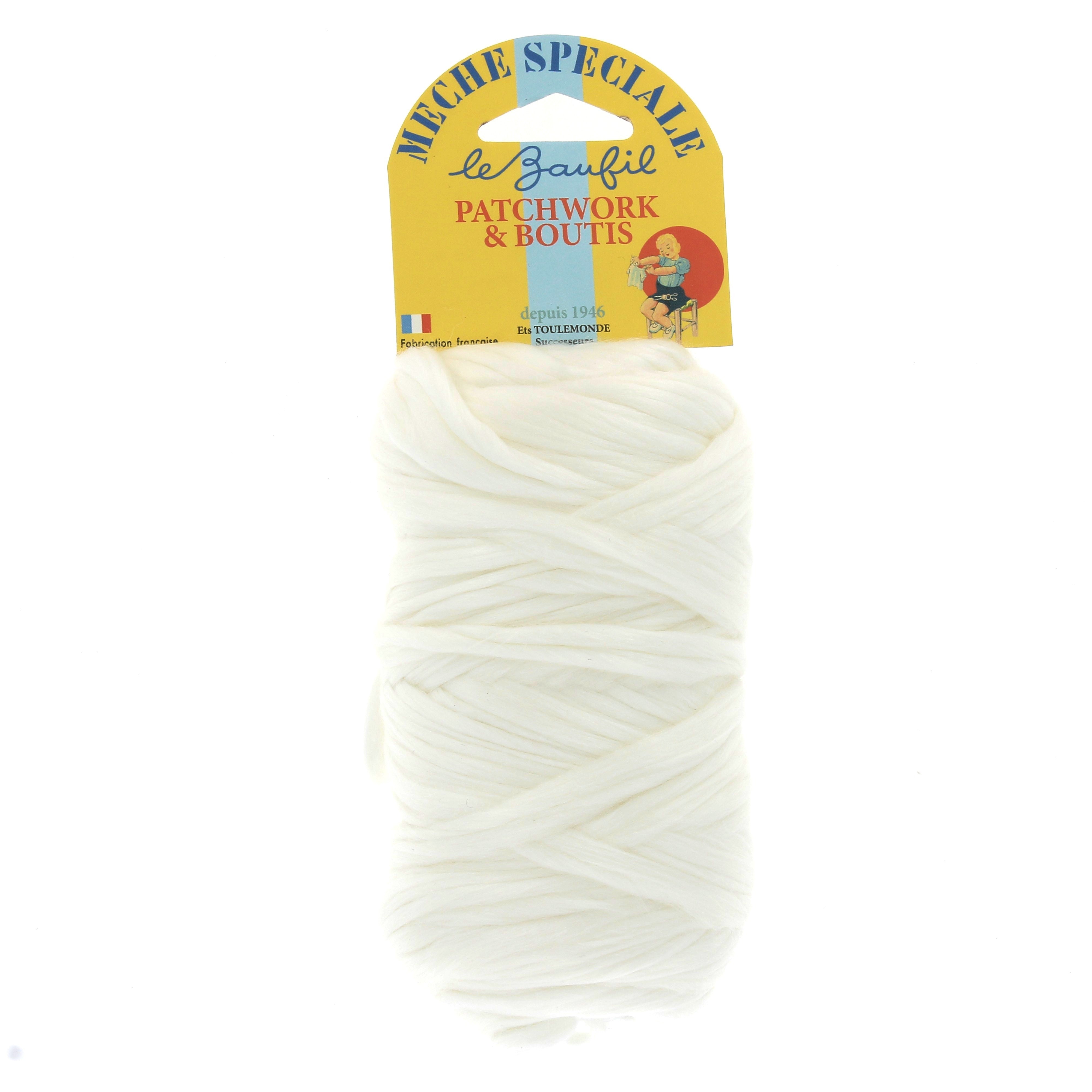 Lebaufil Mèche à boutis coton 40 m 100 g relief