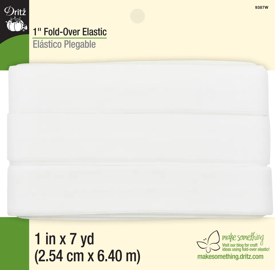 Dritz Élastique Biais Blanc 25 mm 7 Yards Couture