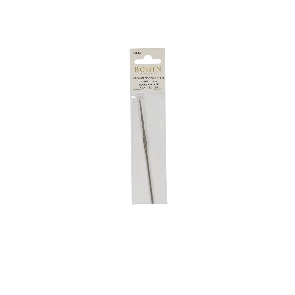 Bohin Crochet dentelle 12 cm N°1,75 fil fin napperon