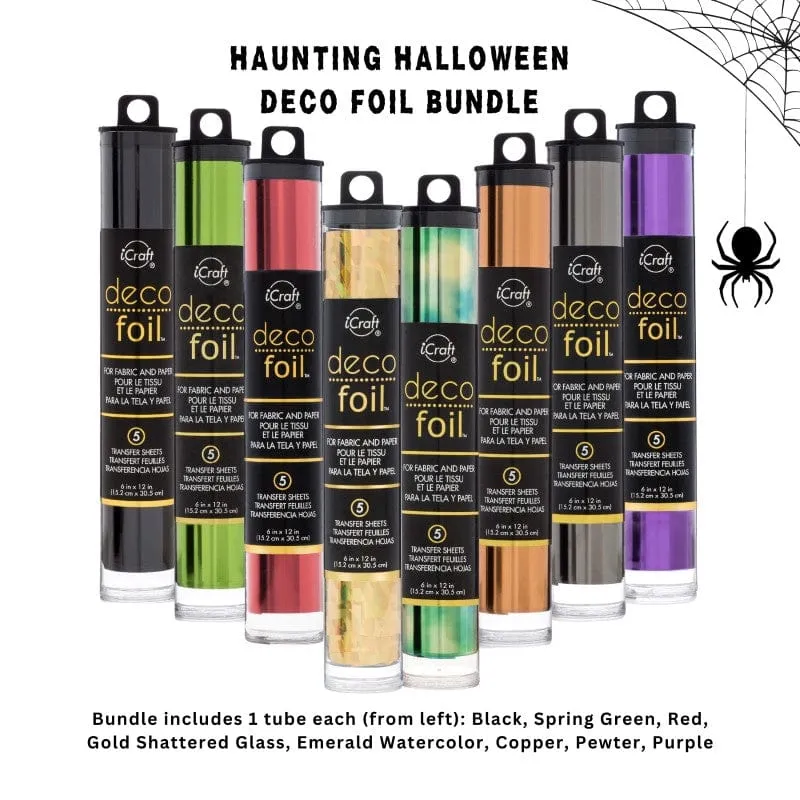 HeatnBond Deco Foil Transfer Foils lot Halloween 8 tubes