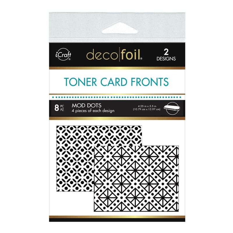 HeatnBond Deco Foil cartes toner Mod Dots A2 8 feuilles