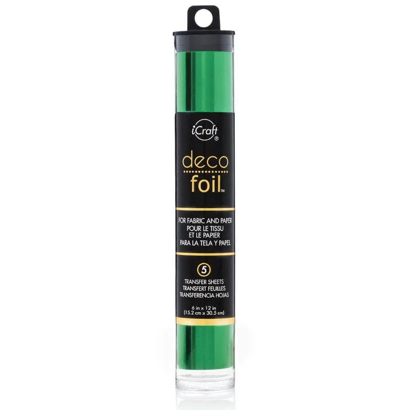 HeatnBond Deco Foil Green feuille foil 15 x 30 cm x5