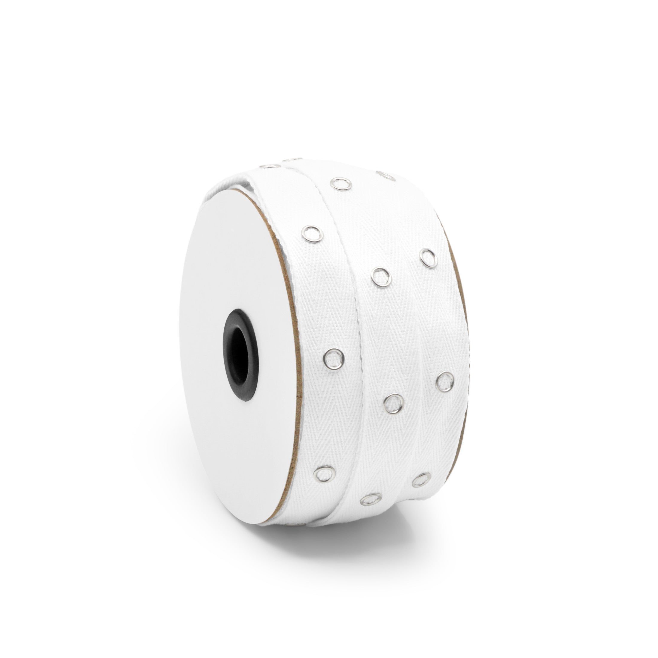 Dritz Fasteners ruban pressions métal blanc 11 m coton