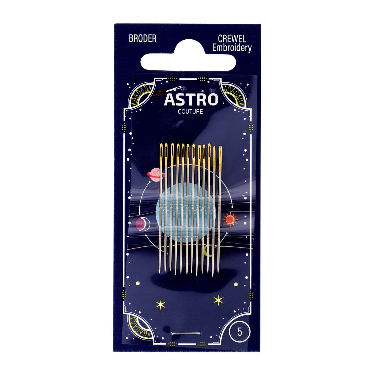 Bohin Aiguilles aiguille à broder Astro Couture N°7