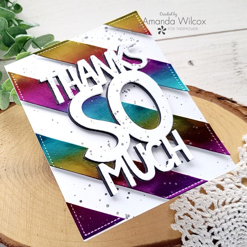 Deco Foil feuilles transfert Mystic Rainbow 15x30cm x5
