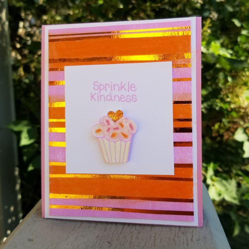 Laura Kelly Foil Transfer Sheets orange carotte 12 feuilles 15x15