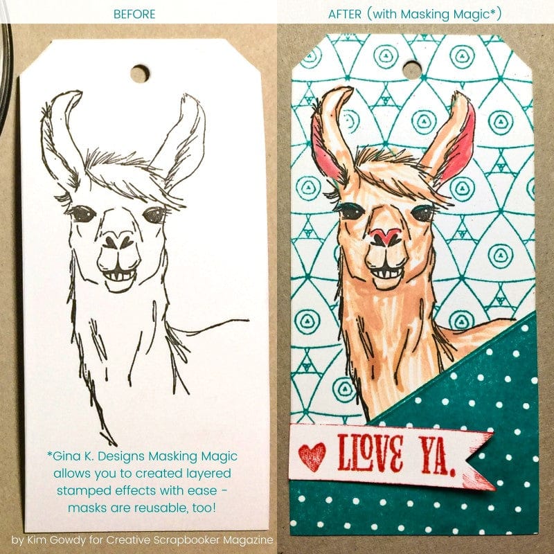 HeatnBond Gina K. Designs Masking Magic papier masquage 12
