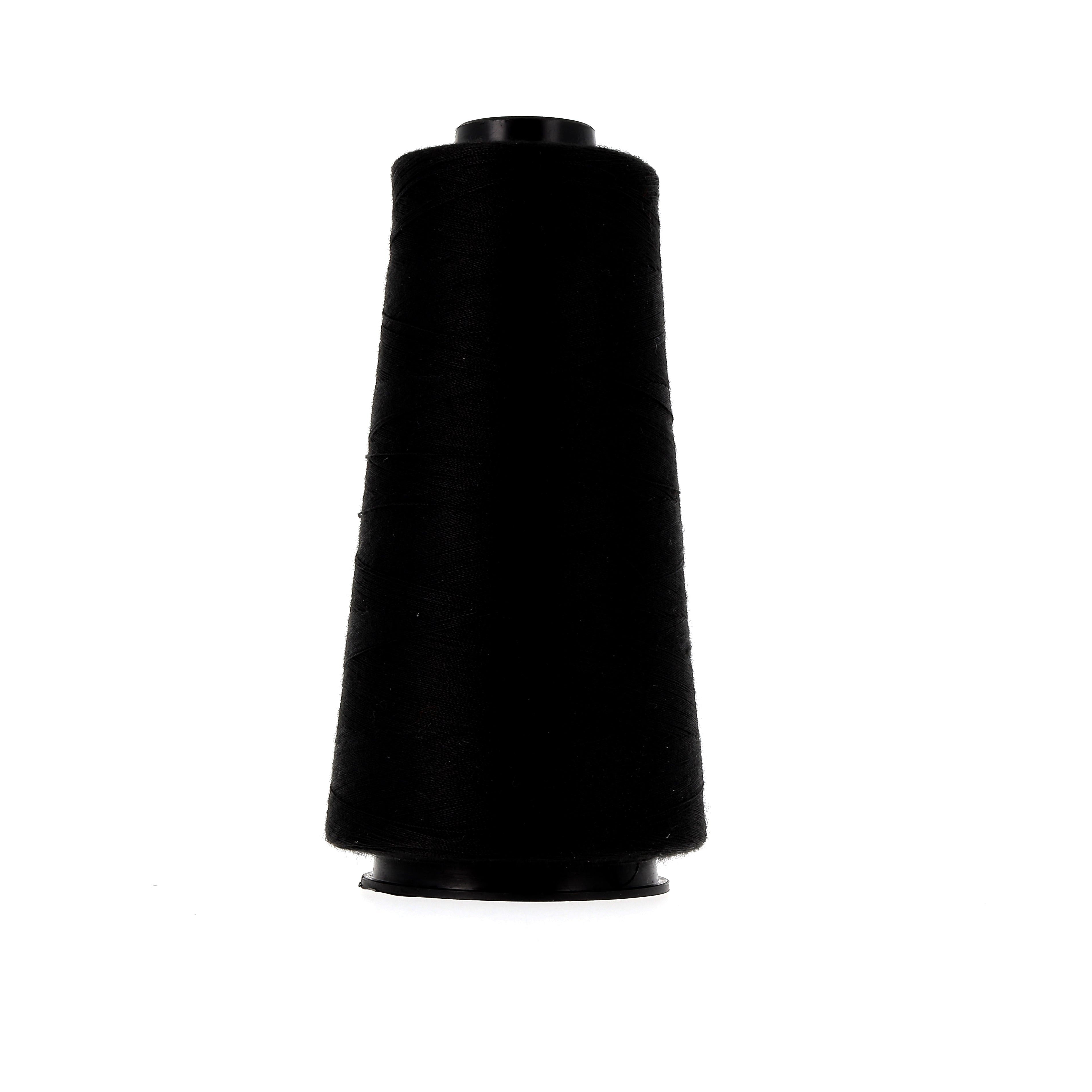 Lebaufil fil surjeteuse polyester blanc cône 2500 m