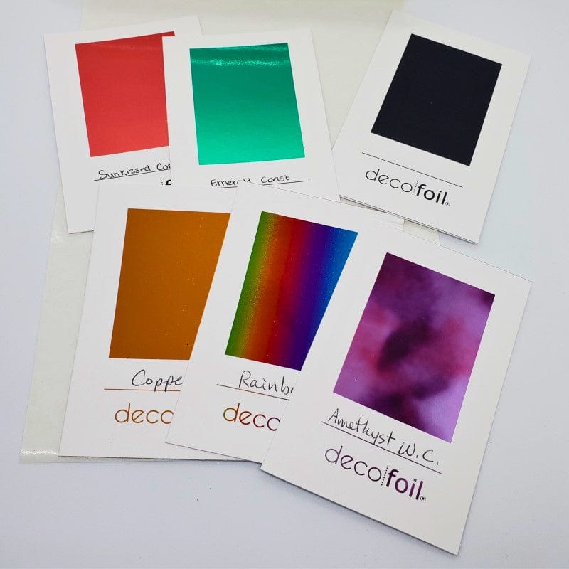 HeatnBond Deco Foil Cartes toner A2 8 cartes