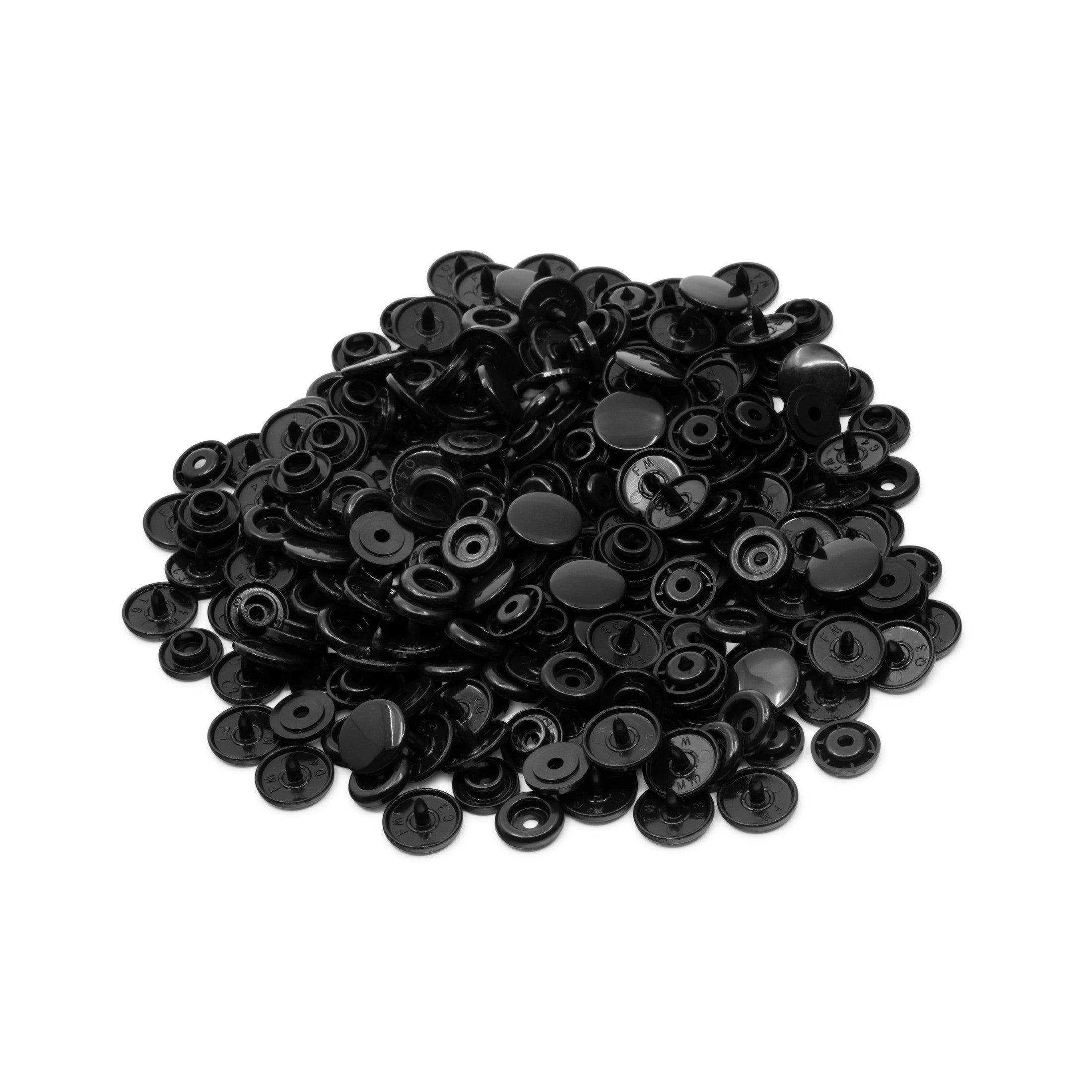 Dritz Fasteners boutons pression plastique noir 12 mm 60 jeux