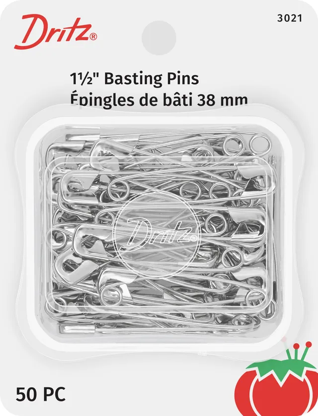 Dritz Quilting Épingle à nourrice bâti nickel 38 mm 50 pc