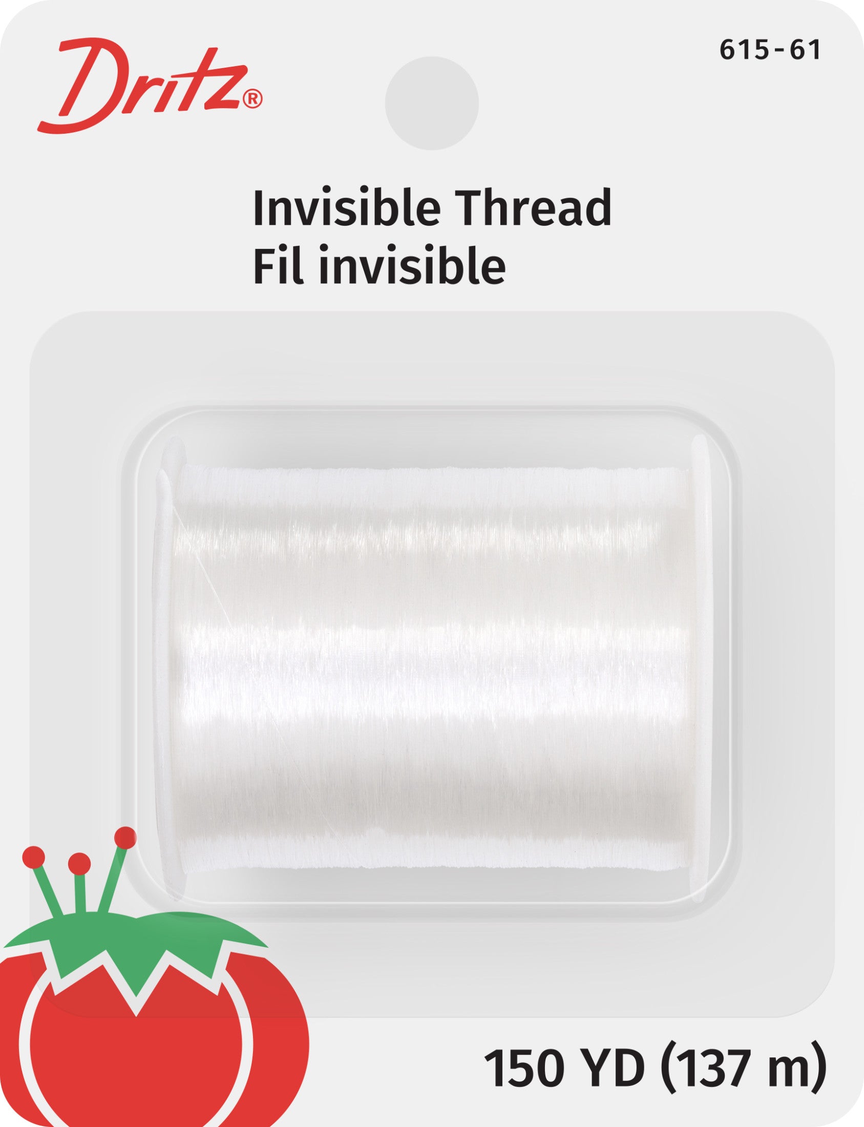 Dritz Fil Invisible Transparent 137 m Couture Quilt