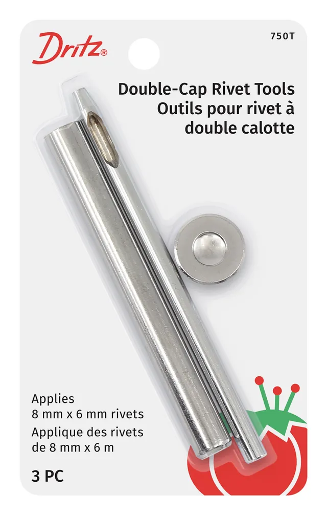 Dritz Outil pose rivets double calotte 3 pièces