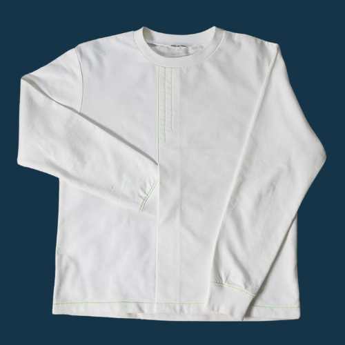 Kitac Kits couture faciles sweatshirt Graphic femme molleton Vol Blanc