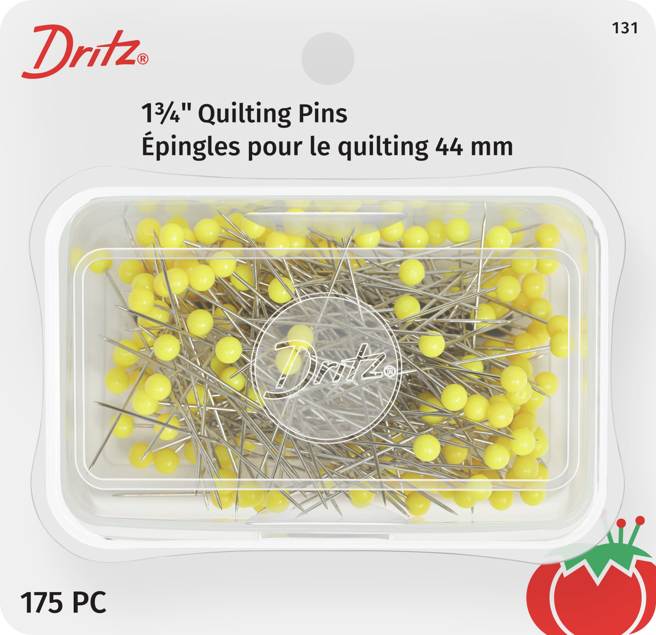 Dritz Quilting épingles patchwork 44 mm jaunes 175 pcs